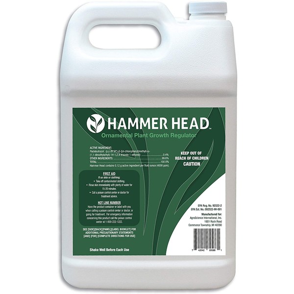 Hammer Head Ornamental Plant Growth Regulator. The Ultimate Flower Hardener. (Quart)