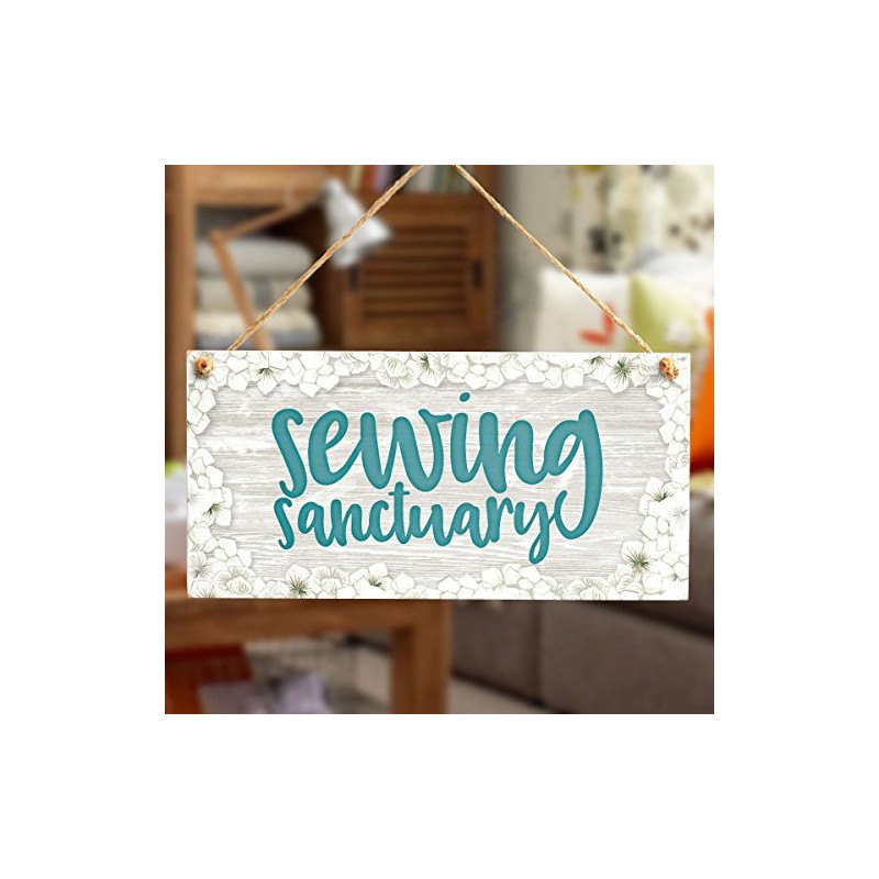 Sewing Sanctuary - Lovely Little Sewing Room Door Sign/Plaque Home