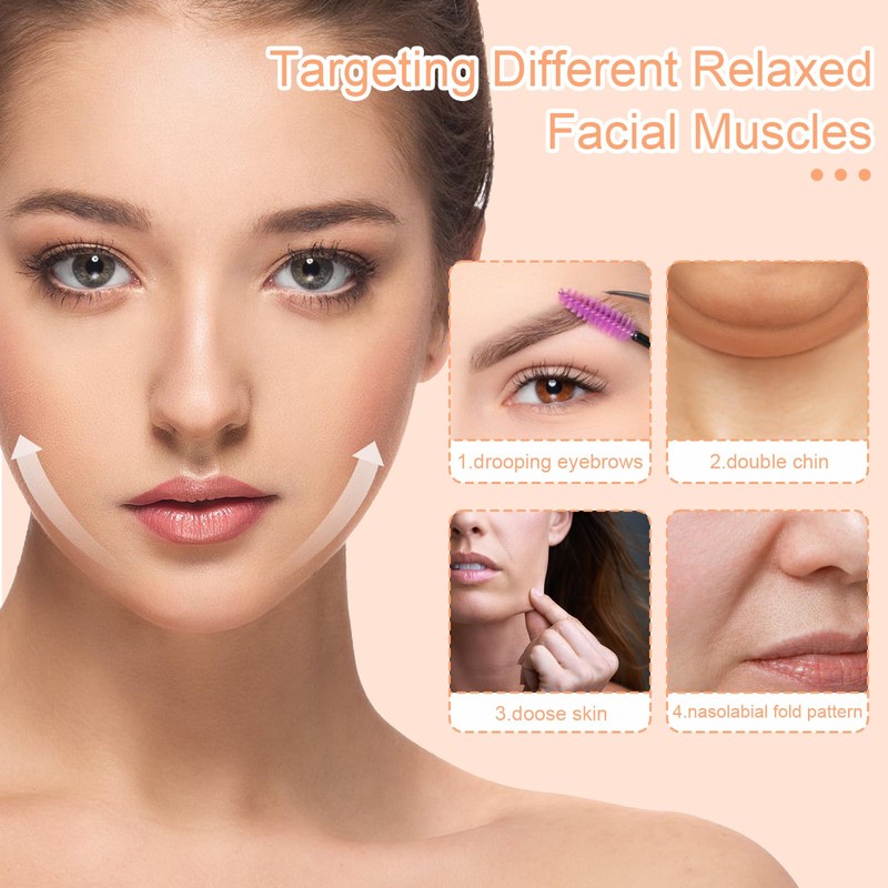 188pcs Face Lift String Set, Include 4-Lengths Invisible Face Lift