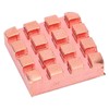 10Pcs Heat Sink Brass Mini Radiators Attach Thermal Conductive Adhesive