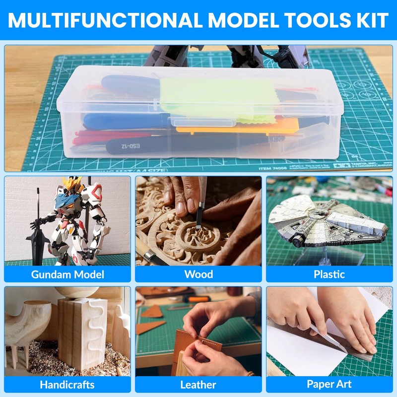 Gundam Tool Kit, 82 Pcs Professional Model Tool Kit for