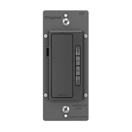 Legrand Radiant RT2BK Digital Countdown Timer with Locator Light and Time Indicator, 60, 40, 20 and 10 Minute Settings, Black (1 Count)