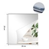 AmasSmile 16 Espejos Acrylico Autoadhesivos Decorativos 20cm Pared Cuadrados