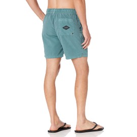 Billabong Bañador Corto de natación con Cintura elástica estándar para Hombre, Cintura elástica para domingos, Costura Exterior de 17 Pulgadas, Light Marine, X-Large