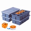 1/2 Cup Silicone Freezer Tray With Lid - Silicone Freezer