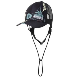 Tabara TM1007 Botanical Black Standard Surf Cap, Popular, Surfing, Men's, Women's, Unisex, Outdoor, Marine Sports, Surfing, Fishing, Camping