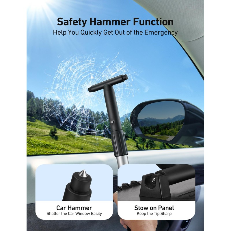 AstroAI Windshield Cleaner, Microfiber car Window Cleaner with 4 Reusable