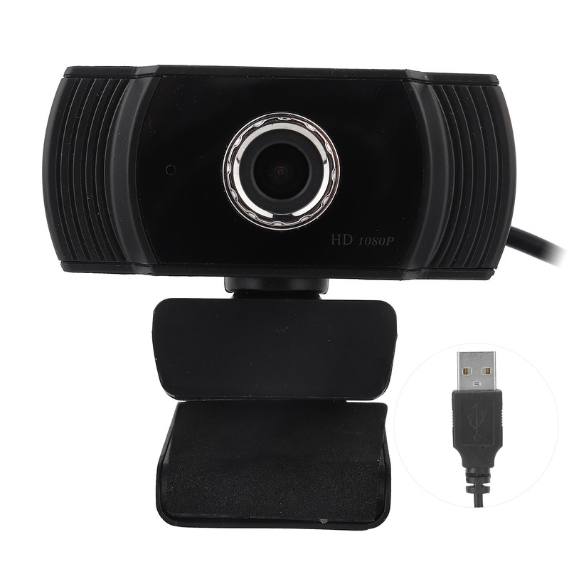 1080P Webcam Cameras for Computers with Builtin Microphone for Online