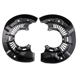 TRQ Front Brake Dust Shield Set Compatible with 2011-2020 Toyota Sienna 2011-2015 Venza
