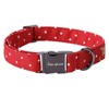 Unique style paws Dog Collar with Removable Bow Tie, Dog