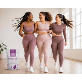 Wildmountain Myo Inositol Chiro Mezcla Óptima Suplemento Alimenticio Polvo 130 Sabor Natural Porciones