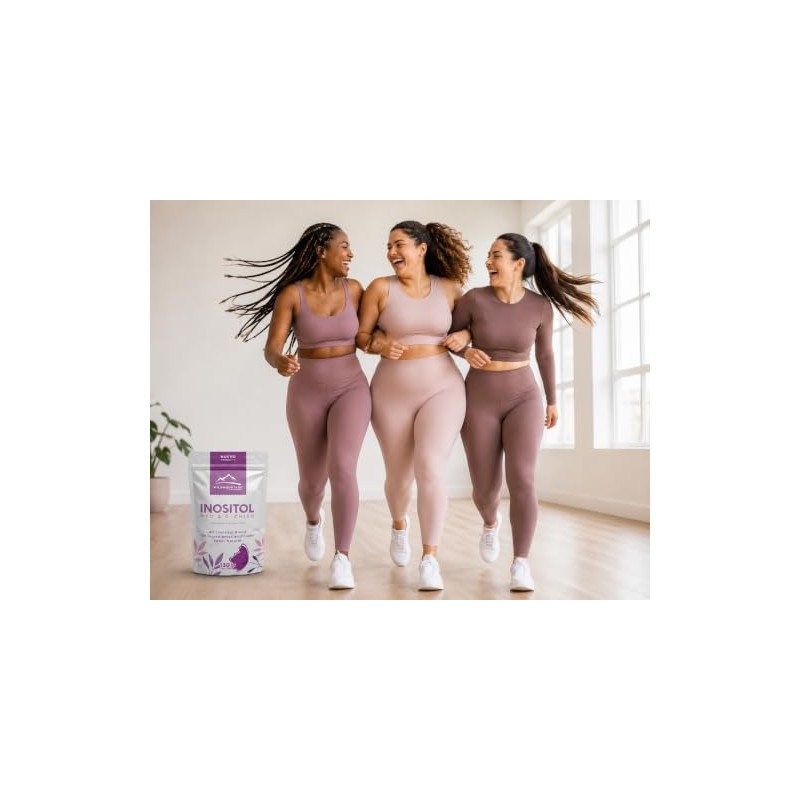 Wildmountain Myo Inositol Chiro Mezcla Óptima Suplemento Alimenticio Polvo 130