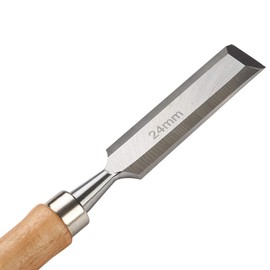 Rhino 43032 24 mm Meißel für Holzbearbeitung, Breite 24 mm, für alle Arten von Kerben, Anpassungen an Holz, NC