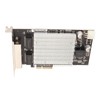 PoE Network Card 4 RJ45 Ports PCIe Slot 2.5G 30W