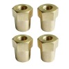 Ampper 3/8-16 Thread Female Brass Battery Terminal Post Adapter Battery