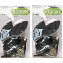 Pittsburgh 2 PACK Picture Frame Woodworking Band Strap Clamp Ratchet Corner Miter Vise