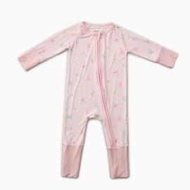 Romper for baby, 95% Viscose derived from bamboo, 5% Spandex - Imported (Starfish, 6-9 Months)