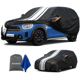 Aoulette Car Cover Custom Fit for Mini Countryman 2010-2023 Outdoor/Indoor Full Car Cover, with Towel/Dust Bag. All Weather Waterproof Rain Snow UV Sun Protector.