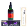 Josue Echavarria Kit Locion Crecimiento De Barba Cepillo Doble Tallado
