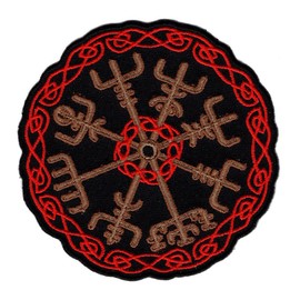 Viking Compass Vegvisir Iron on Sew on Patch by Miltacusa