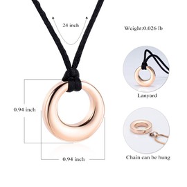 VCCWYQK Circle of Life Urn Necklaces for Ashes Memorial Urns Stainless Steel Pendant Necklaces Cremation Jewellery Keepsake for Men Women, Stainless Steel, No Gemstone