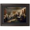 Framed Signing The Declaration Of Independence by John Trumbull (Standard)