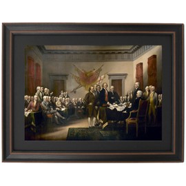 Framed Signing The Declaration Of Independence by John Trumbull (Standard)