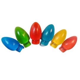 Christmas Bulb Soap - 12pc Set of Glycerin Soaps Jeweltone Colors - Gift Boxed