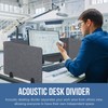 Yaomiao 3 Pcs Acoustic Desk Divider Soundproof Desk Privacy Panel