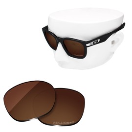 OOWLIT Replacement Sunglass Lenses for Oakley Garage Rock OO9175 Brown Elite Polarized