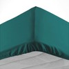 douceur d'intérieur, Fitted Sheet (160 x 200 cm) Lina Emerald,