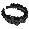 SAFIGLE Ruffled Headband for Women Fashionable Hair Accessory Textured Design