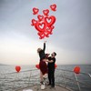 10Pcs Red Heart Balloons 30 Inch and 18 Inch Heart