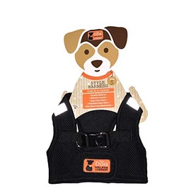 The Dog Walker Black Mesh Small Style Harness Breathable