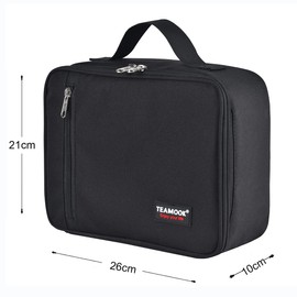 TEAMOOK Lunch Bag Insulated Lunch Box Cool Bag for Adults and Kids 5L Black