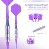 Cyeelife Tungsten Steel Darts Soft Darts-Purple