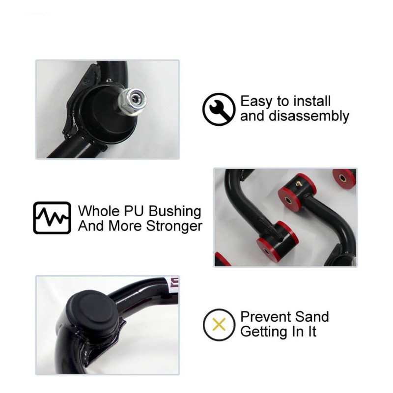 2PCS for F-150 Front Upper Control Arms, Tubular Suspension 2"-4"