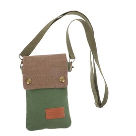 Outanaya Solid Color Canvas Small Crossbody Phone Bag for Women Lightweight Cell Phone Purse with Adjustable Strap for Daily Use Travel and Versatile Occasions