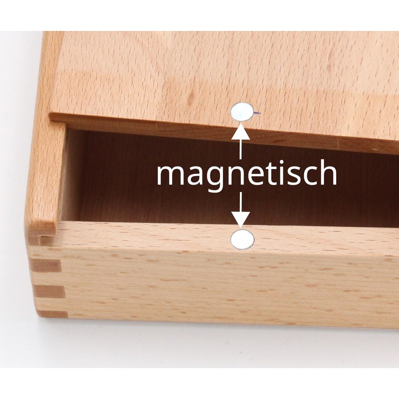 Paintersisters® Pen Box with Sliding Lid - Wooden Box Made