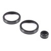 DIYUCAR Aluminium Alloy Car Air Conditioning Volume Knobs Ring Cover