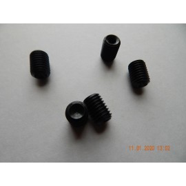 Unbranded METRIC SOCKET SET SCREWS M14 x 20 mm  2.0 THREAD. CUP POINT DIN 916  5 PCS. NEW