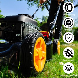 mizikuu 2 Pack 13 x 5.00-6 Inner Tube, Tire Hose Lawn Mower Inner Tube with TR-13 Valve Stem Heavy Duty Replacement Inner Tub for Razor Quad, Go Kart, Lawn Tractor, Hand Cart, Wheelbarrow Inner Tube