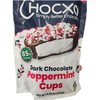 Chocxo Dark Chocolate Peppermint Cups 11.85 Ounce, 24 Individual Wrapped