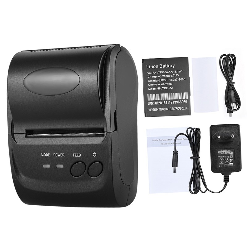 POS-5802LN Portale Mini 58mm 1 to 8 Wireless USB Thermal