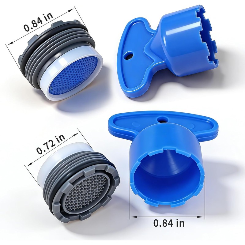 Aireador de grifo de repuesto de 21,5 mm compatible con