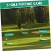 Abaodam 2pcs Golf Putting Cups with Flags Portable Indoor Practice