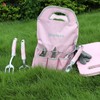 Pink Garden Tool Sets 12 Pieces, iHansee Aluminum Gardening Hand