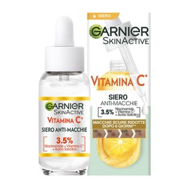 Garnier Anti-Blemish Vitamin C Serum, Illuminating and Plumping, Enriched with Vitamin C, Niacimide and Salicylic Acid, Free Skin from Dark Spots in Just 6 Days, Bright Complexion, 30 ml