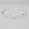 Treasure Bay Men's Solid 925 Sterling Silver Bangle Bracelet -