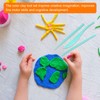 sourcing map 3pcs Plastic Clay Tools Double-Headed Crafts Modeling kit